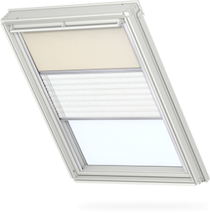 velux raamdecoratie verduisterend rolgordijn plus plisse
