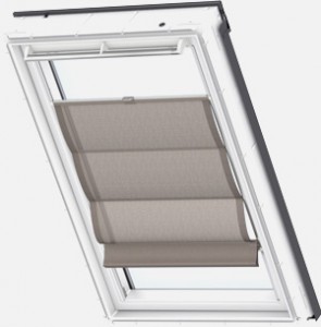 velux raamdecoratie vouwgordijn
