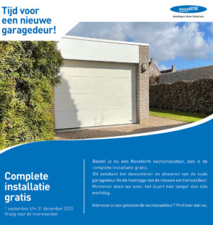 Novoferm Aanbieding garagedeur - gratis installatie