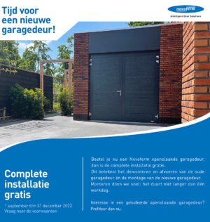 Novoferm Aanbieding garagedeur - gratis installatie
